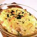 海マロ's cooksnap of when they made ヘルシー豆腐♡和風グラタン♡鮭キャベツ.