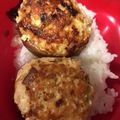 やーしー's cooksnap of when they made ✿柚子胡椒風味 しいたけの肉詰め焼き✿.