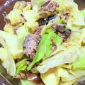 らうんじ美やお's cooksnap of when they made サバとキャベツの生姜蒸し.