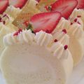 yocchi2109's cooksnap of when they made ホワイトチョコロールケーキ♡.