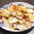 居酒屋まるみ's cooksnap of when they made おさかなソーセージでなんちゃって八宝菜.