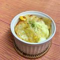 島子☆'s cooksnap of when they made ゆで卵とポテトチップスのチーズ焼き.