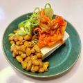 azbjbn's cooksnap of when they made キムチ納豆やっこ.