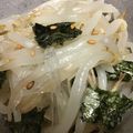 葉月優希's cooksnap of when they made もやしの海苔ナムル.