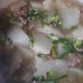 クックDFZMB0☆'s cooksnap of when they made カブとひき肉の煮物.