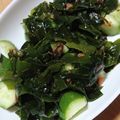 ナーちゃん's cooksnap of when they made 疲労回復【胡瓜とワカメの梅塩昆布和え】♪.