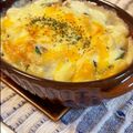 でこなつ's cooksnap of when they made ☆鮭とほうれん草のマカロニグラタン☆.