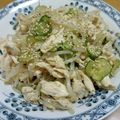55才のおじさん's cooksnap of when they made ささみともやしきゅうりの中華和え.