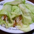 ヌーシ's cooksnap of when they made もやしとメンマのキャベツ巻き.