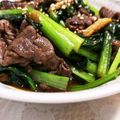 くむちん's cooksnap of when they made 小松菜と牛肉のニンニク炒め❤️.