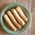 みるく茶's cooksnap of when they made チョコバナナスティックパン.