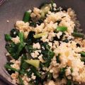 saki1010's cooksnap of when they made ＊菜の花＆ひよこ豆のクスクス＊.