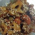 hitomin07's cooksnap of when they made 蓮根と豚バラのうま辛炒め.