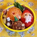 hime's cooksnap of when they made 幼稚園年少　サンタ　クリスマスお弁当.