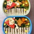 Chaaa_room's cooksnap of when they made キャラ弁？ピアノ弁当☆.