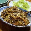 そろそろねんね's cooksnap of when they made 娘絶賛！レンコンと舞茸のバター醤油炒め.