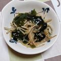 nyangomama's cooksnap of when they made もやしとワカメ.