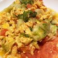 IHクッカー's cooksnap of when they made 卵とトマトの炒め物.