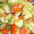 クックIXH46I☆'s cooksnap of when they made ほっともっと直伝 野菜炒め 分量.