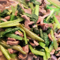 クックDMEKPK☆'s cooksnap of when they made 小松菜と砂肝のオイスターソース炒め.
