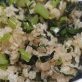 きゃろり's cooksnap of when they made くせになる～かぶ（大根）の葉のピラフ.