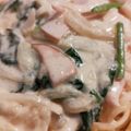 ＊ぱーる＊'s cooksnap of when they made 牛乳で簡単クリームパスタ.