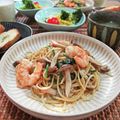 イベ長's cooksnap of when they made 海老とほうれん草・バター醤油の和風パスタ.