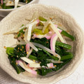 はちみつlove's cooksnap of when they made 蒲鉾とほうれん草ともやしのさっぱり和え☆.
