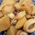 クック73F6U3☆'s cooksnap of when they made ズボラ！簡単！里芋とイカの煮物.