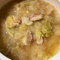 ちゃちゃん家's cooksnap of when they made 体ポカポカ☃鶏と白菜no大根みぞれ鍋風☃.
