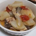 fu♪♪'s cooksnap of when they made コンソメ味で洋風ぶり大根.