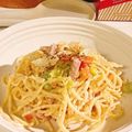 Tonkoshi's cooksnap of when they made マスカルポーネのシンプルパスタ.
