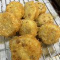 赤いカーディガン's cooksnap of when they made レンコンのはさみ揚げ 料亭風.