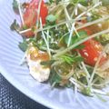 etsukoooo's cooksnap of when they made かいわれとトマト＆クリチのおつまみ♫.
