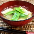 horseland's cooksnap of when they made 和朝食♪モロッコいんげんと玉ねぎの味噌汁.