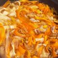ママメイン！時々子供's cooksnap of when they made めんつゆで簡単！豚バラ大根鍋.