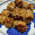 chocoraママ's cooksnap of when they made ★ちくわだけ☆くるくる照り焼き.