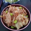 雑ママンボウ's cooksnap of when they made 豚玉丼進化系？.