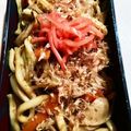 ホットマロンラテ's cooksnap of when they made ウィンナーとキャベツ✿特急❀焼きうどん✿.