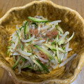さっちゃん♡♡♡'s cooksnap of when they made もやしときゅうりの梅とろろ昆布和え.