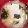 なーなちゃん's cooksnap of when they made １人分レシピ！卵とキャベツのみそ汁.