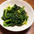 クックODMXA7☆'s cooksnap of when they made ほうれん草と油揚げの煮浸し　.
