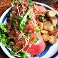 ふか谷's cooksnap of when they made トマトとかいわれのポン酢和え.