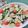 みっちゃん❇️68's cooksnap of when they made 野菜たっぷりグリーンカレー♬.