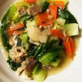 ゆゆみみさん's cooksnap of when they made 豚バラと青梗菜のとろみ塩ダレ炒め.