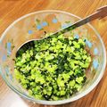 麻's cooksnap of when they made 我が家の(小松)菜飯.