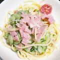 ☆あさ's cooksnap of when they made デパ地下超え！とろーりスパゲティサラダ。.