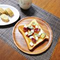 もふもふクロさん's cooksnap of when they made さつまいも甘煮＆クリチの秋トースト.