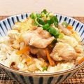 horseland's cooksnap of when they made 鶏ごぼう炊き込みご飯.