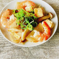 さくらん餅's cooksnap of when they made 大根とエビのオイスターソース炒め煮.